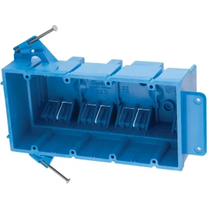Carlon Superblue 4-Gang Wall Box
