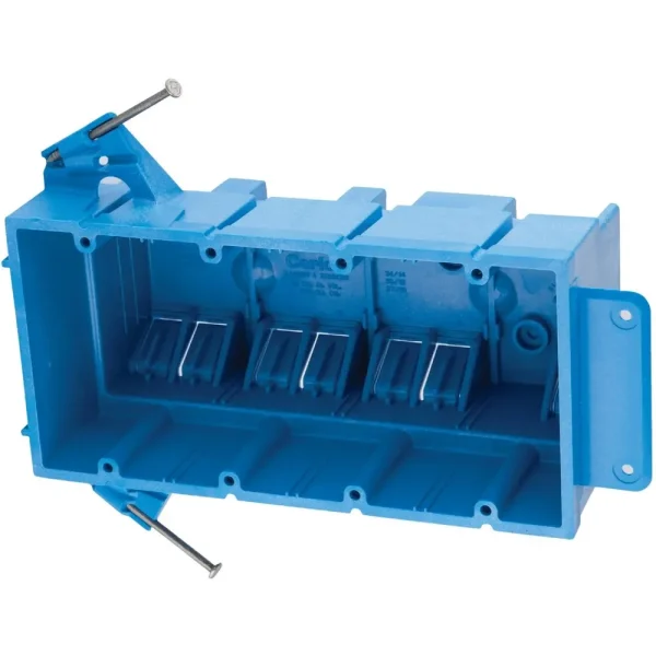 Carlon Superblue 4-Gang Wall Box