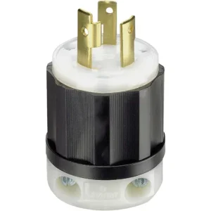 Leviton 30 Amp 125V 3-Wire 2-Pole Industrial Grade Locking Cord Plug