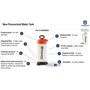 Husqvarna Pressurized Water Tank - view 2
