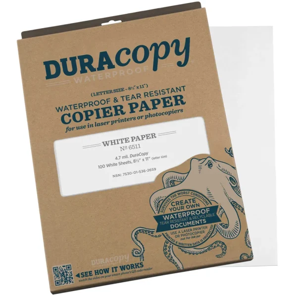 DuraCopy™ Waterproof Copier/Laser Printer Paper