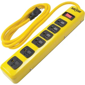 Woods Metal Multi-Outlet Power Strip
