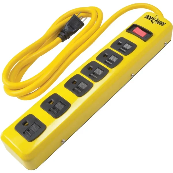 Woods Metal Multi-Outlet Power Strip