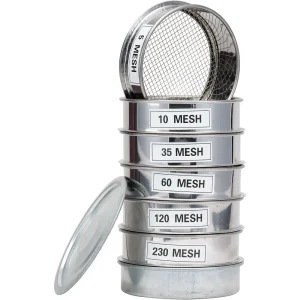 Scott Resources™ Stainless Steel Mesh 6-Piece Sieve Set