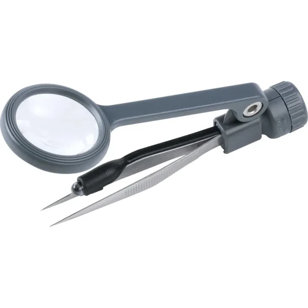 Carson® Lighted Magnigrip™ Tweezers