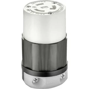 Leviton 20 Amp 250V 3-Wire 2-Pole Industrial Grade Locking Cord Connector