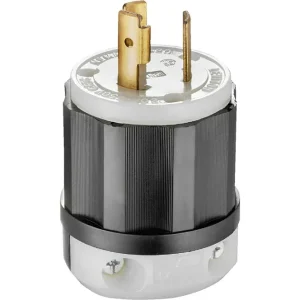 Leviton 20 Amp 250V 3-Wire 2-Pole Industrial Grade Locking Cord Plug