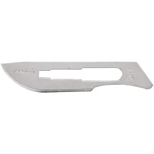 Surgeons Scalpel Blades, #20, Pack of 10