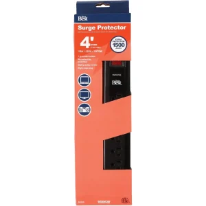 Home Office Computer, Phone, Or Fax Surge Protector Strip