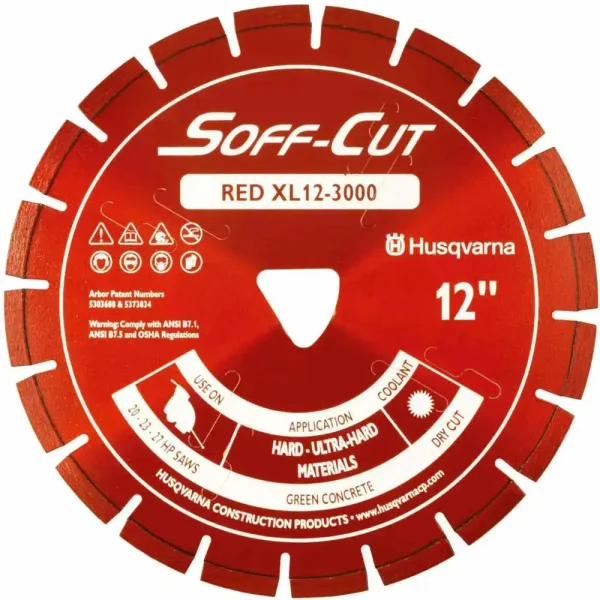 Soff Cut 5″ Excel 3000 X50 Red High Speed Diamond Blade