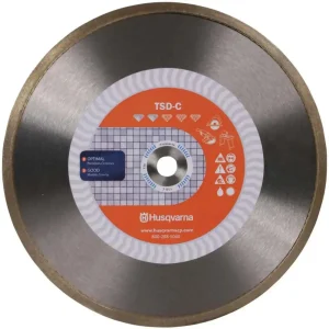 Husqvarna TSD-C DRI DISC 4″ Continuous Rim Tile Blade