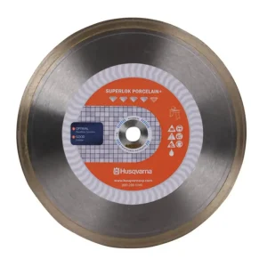 Husqvarna 10″ Superlok Porcelain+ Diamond Blade for Rail Saws