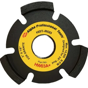 Alpha Hot-Rod For Cutting Channels For Stainless Steel Rods | Granite 3″ x 1/8″ - view 3