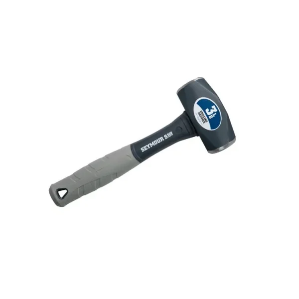 3 lb Drilling Hammer with Cushion Grip and 10″ Fiberglass Handle