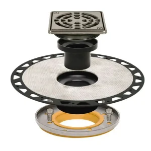 Schluter KERDI-DRAIN-A Bonding Flange Drain Adapters | ABS Drain Flange / 5-1/2″ - view 2