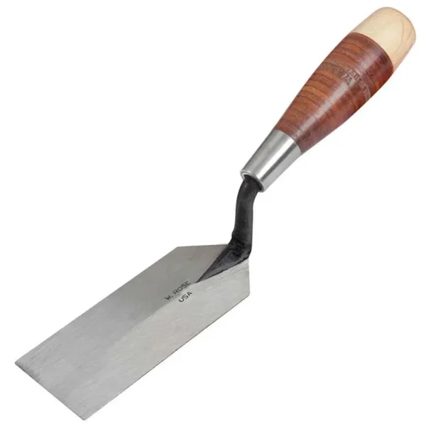W. Rose Margin Trowels with Leather Handle | 8″ x 2″
