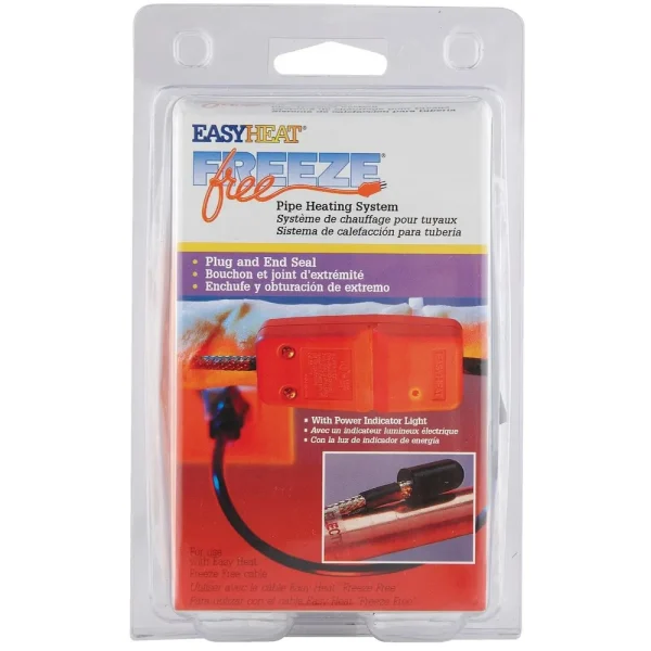 Easy Heat Freeze Free Plug Kit for Pipe Heating Cable
