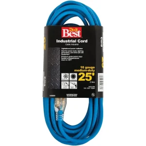 Do it Best Blue 16/3 Industrial Outdoor Extension Cord, 25 ft
