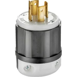 Leviton 20 Amp 125V/250V 4-Wire 3-Pole Industrial Grade Locking Cord Plug