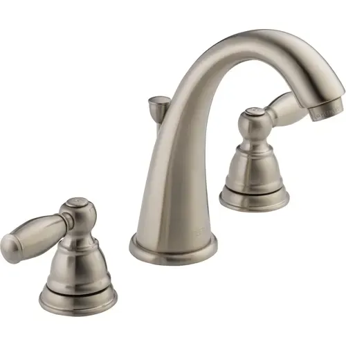 Peerless Two Handle Claymore Bathroom Faucet, Brushed Nickel