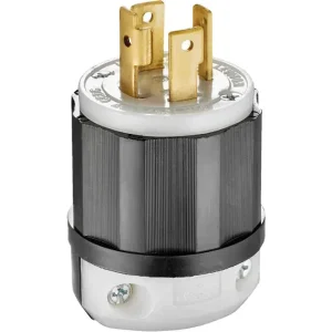 Leviton 30 Amp 4-Wire 3-Pole Industrial Grade Locking Cord Plug