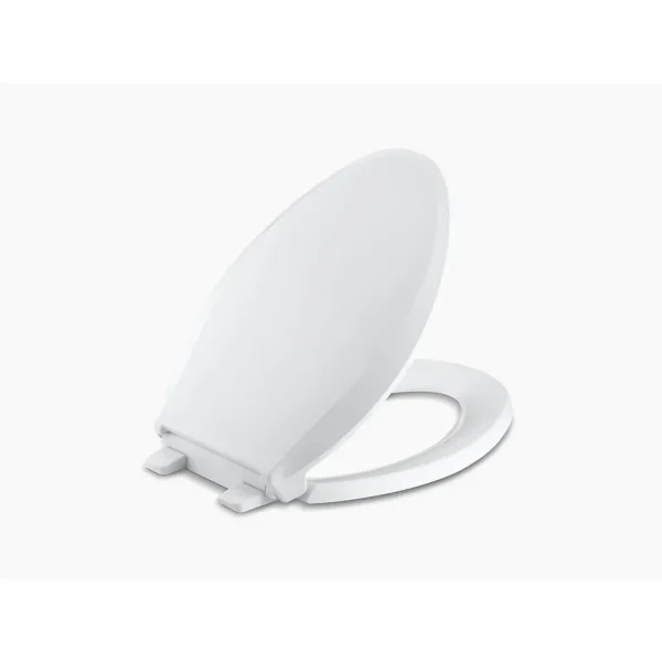 Kohler Cachet Quick Release White Elongated Toilet Seat