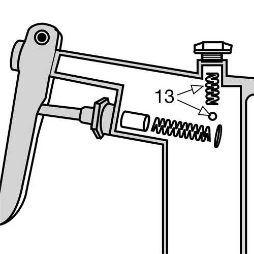 Top Ball Check Ball Bearing, Spring & Gasket for Idico Tree Marking Guns