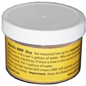 Gibco MRF Dry Mortar Additive 8 oz Jar