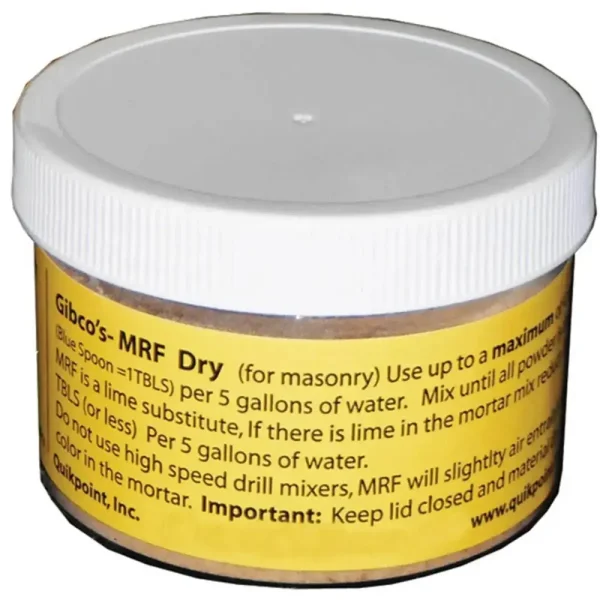Gibco MRF Dry Mortar Additive 8 oz Jar