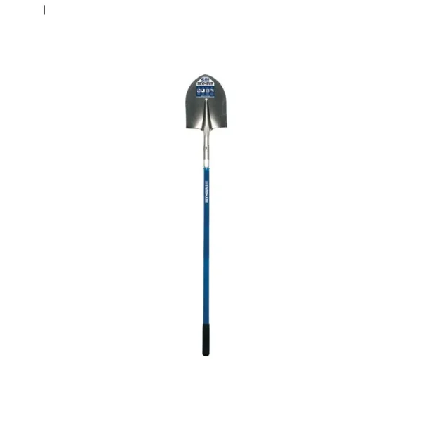 #2 Round Point Shovel, 46″ Blue Fiberglass Handle