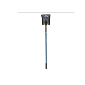 #2 Square Point Shovel, 46″ Blue Fiberglass Handle