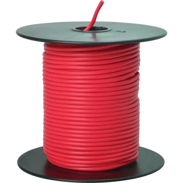 Road Power 100 ft. Red 18-Gauge PVC-Coated Primary Wire