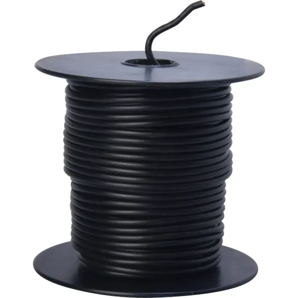 Road Power 100 ft. Black 16-Gauge PVC-Coated Primary Wire