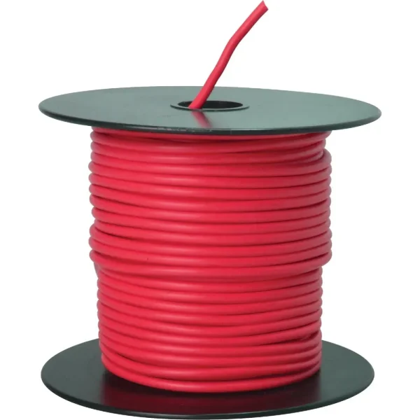 Road Power 100 ft. Red 14-Gauge PVC-Coated Primary Wire
