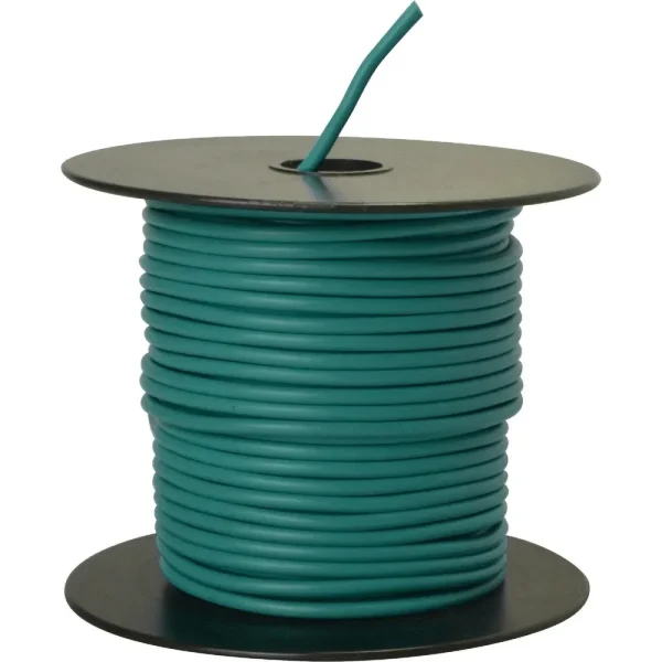 Road Power 100 ft. Green 14-Gauge PVC-Coated Primary Wire