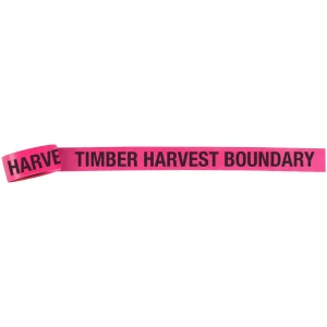 TIMBER HARVEST BOUNDARY Vinyl Roll Flagging - view 2