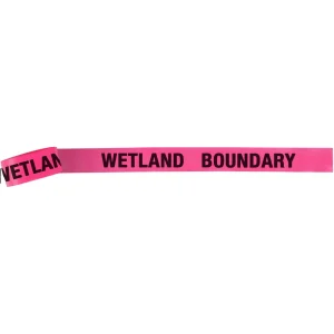 WETLAND BOUNDARY Vinyl Roll Flagging - view 2