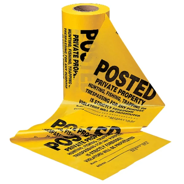 “POSTED Private Property” Signs