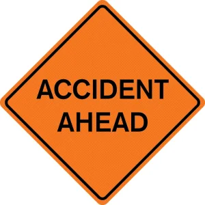 48” Mesh Warning Signs