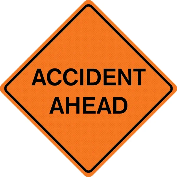 48” Mesh Warning Signs