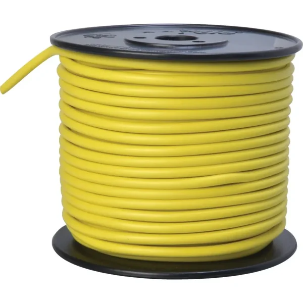Road Power 100 ft. Yellow 10-Gauge PVC-Coated Primary Wire