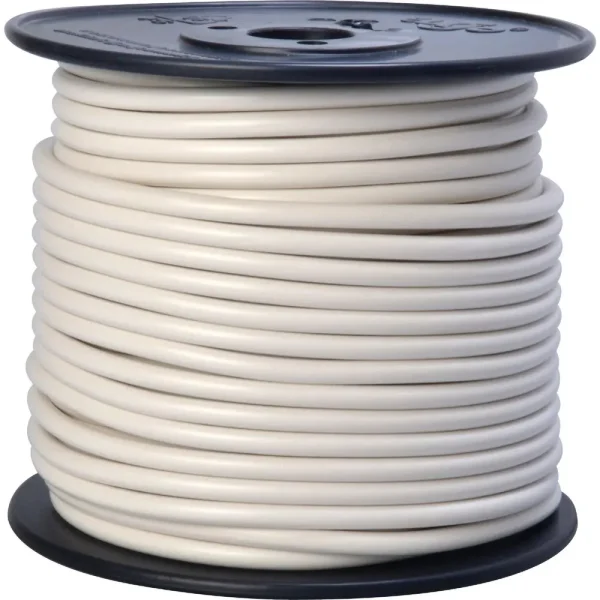 Road Power 100 ft. White 10-Gauge Pvc-Coated Primary Wire