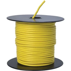 Road Power 100 ft. Yellow 14-Gauge PVC-Coated Primary Wire