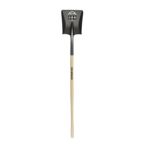 16 Ga. Square Point Shovel, 42″ Hardwood Handle