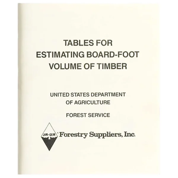 Jim-Gem® Tables for Estimating Board-Foot Volume of Timber