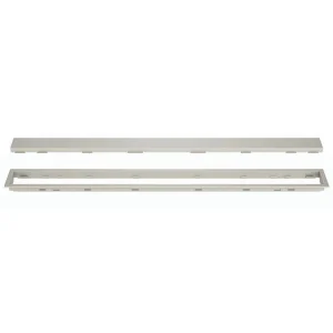Schluter KERDI-LINE Greige Linear Grate Kit | 19-11/16″ (50 cm) / Solid