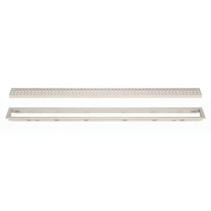 Schluter KERDI-LINE Ivory Linear Grate Kit | 19-11/16″ (50 cm) / Solid - view 2