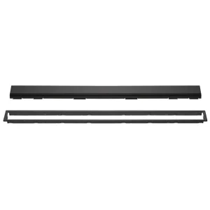 Schluter KERDI-LINE Matte Black Linear Grate Kit | 19-11/16″ (50 cm) / Solid