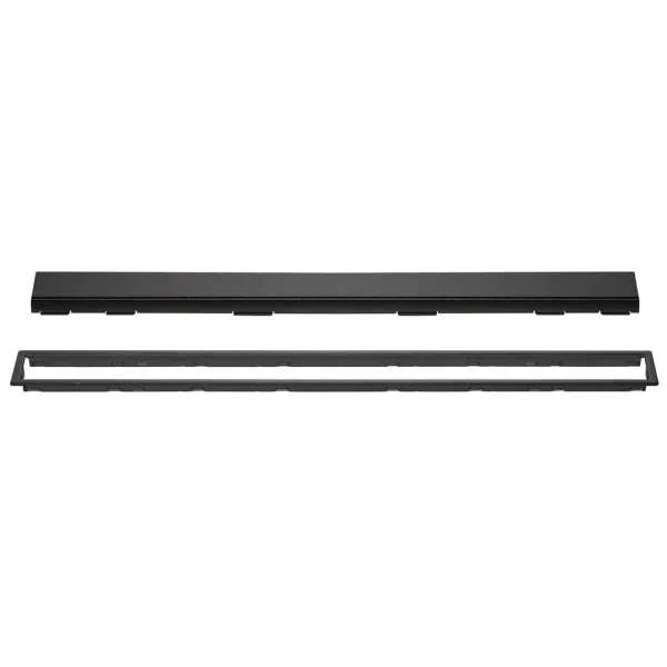Schluter KERDI-LINE Matte Black Linear Grate Kit | 19-11/16″ (50 cm) / Solid