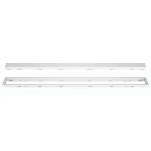 Schluter KERDI-LINE Matte White Linear Grate Kit | 19-11/16″ (50 cm) / Solid